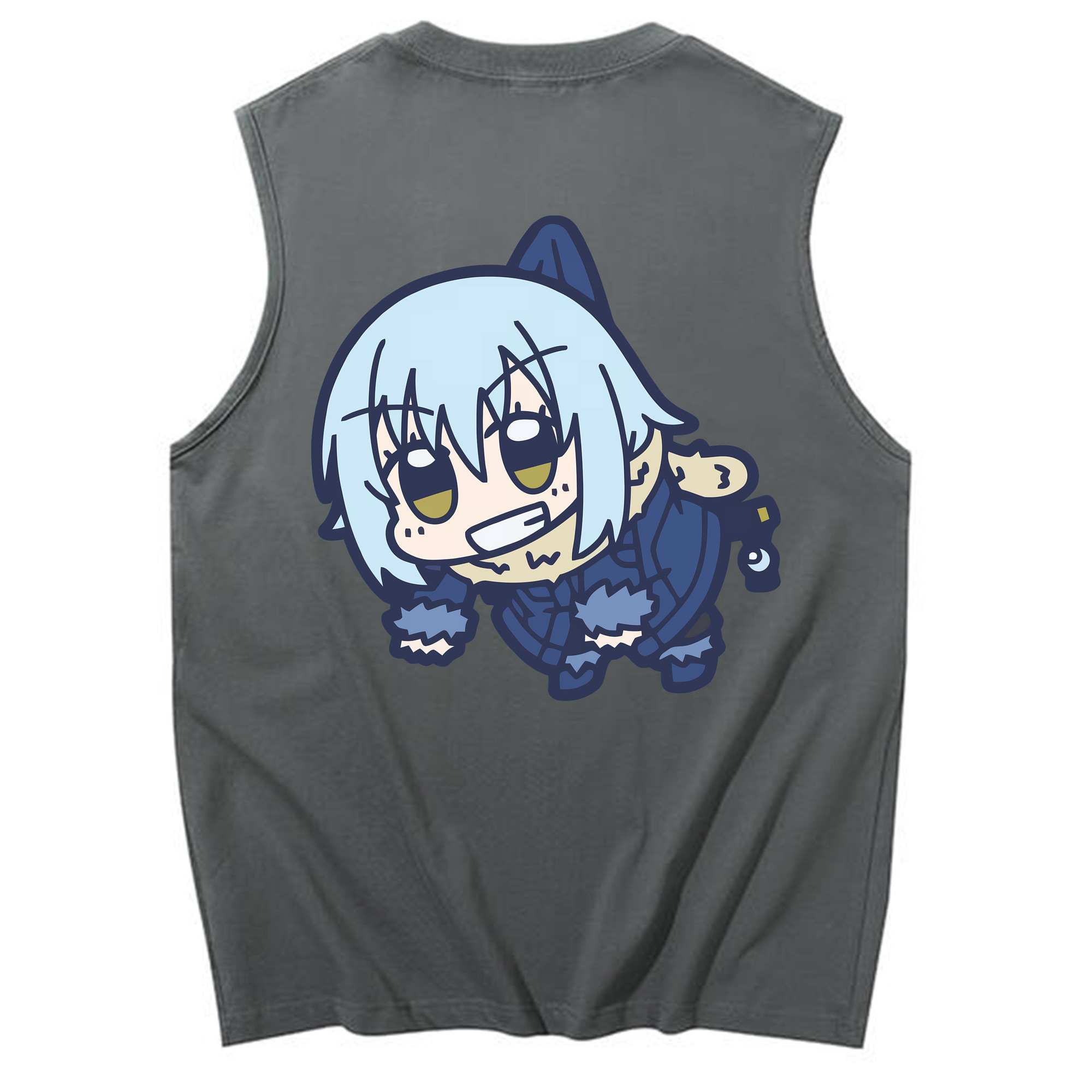 （画像用） 転スラ Regarding Reincarnated to Slime コットン100％タンクトップ（背面プリント）